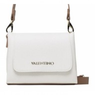 τσάντα valentino alexia vbs5a806 bianco/cuoio απομίμηση δέρματος/-απομίμηση δέρματος