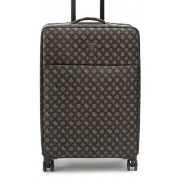 μεγάλη σκληρή βαλίτσα guess peony travel tmpeon p3302 bro σε προσφορά