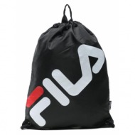 σακίδιο fila bogra sport drawstring backpack fbu0013 black 80010 ύφασμα - ύφασμα