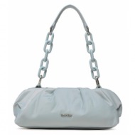 τσάντα calvin klein soft nylon conv clutch sm k60k610646 dyi ύφασμα - ύφασμα