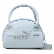 τσάντα puma core up mini grip bag 079479 02 platinum grey απομίμηση δέρματος/-απομίμηση δέρματος