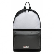 σακίδιο fila boma badge backpack s’cool two fbu0079 black/bright white/iron gate 83208 ύφασμα - ύφασ