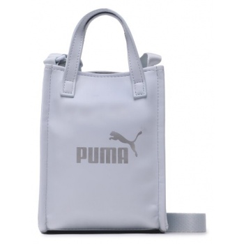 τσάντα puma core up mini tote x-bod 079482 02 platinum gray