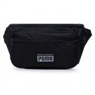 τσαντάκι μέσης puma academy waist bag 079134 01 puma black υφασμα/-ύφασμα