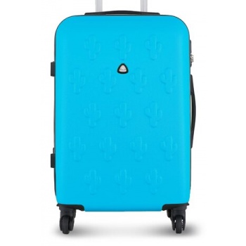 μεσαία σκληρή βαλίτσα semi line t5630-4 μπλε υλικό/-υλικό σε προσφορά