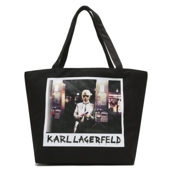 τσάντα karl lagerfeld 226w3932 black υφασμα/-ύφασμα σε προσφορά