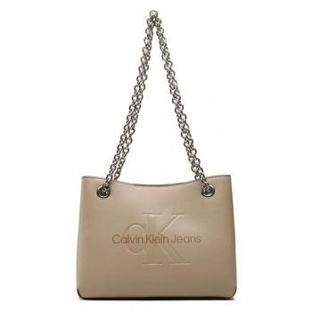 τσάντα calvin klein jeans sculpted shoulder bag24 mono