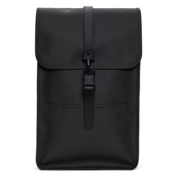 σακίδιο rains backpack w3 13000 black υφασμα - ύφασμα με