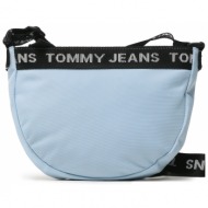τσάντα tommy jeans tjw essentai moon bag aw0aw15146 ciq υφασμα/-ύφασμα