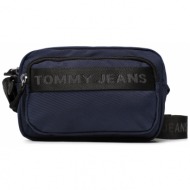 τσάντα tommy jeans tjw essential crossover aw0aw14950 c87 ύφασμα - ύφασμα
