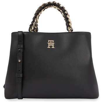 τσάντα tommy hilfiger th femmine medium satchel aw0aw14870