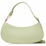 τσάντα patrizia pepe 2b0081/l075-y430 light sunny lime φυσικό δέρμα/grain leather