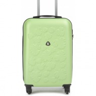 μικρή σκληρή βαλίτσα semi line t5568-2 πράσινο υλικό/-υλικό υψηλής ποιότητας