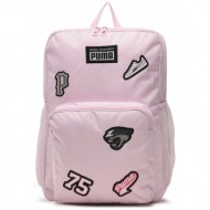 σακίδιο puma patch backpack 079514 02 pearl dust υφασμα/-ύφασμα
