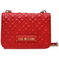 τσάντα love moschino jc4000pp1hla0500 rosso απομίμηση δέρματος/-απομίμηση δέρματος