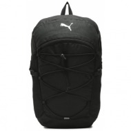 σακίδιο puma plus pro backpack 07952101 puma black ύφασμα - ύφασμα