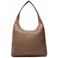τσάντα nobo nbag-n0720-c015 μπεζ απομίμηση δέρματος/-απομίμηση δέρματος