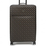 μεγάλη σκληρή βαλίτσα guess peony travel tmpeon p3303 bro υλικό/-υλικό υψηλής ποιότητας