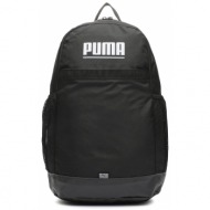 σακίδιο puma plus backpack 079615 01 puma black υφασμα/-ύφασμα