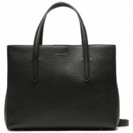 τσάντα coccinelle p8f coccinelleswap e1 p8f 18 01 01 noir 001 φυσικό δέρμα/grain leather