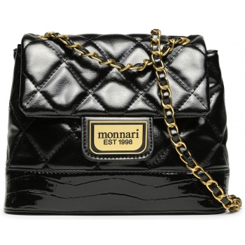 τσάντα monnari bag4000-m20 czarny błyszczący απομίμηση σε προσφορά