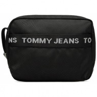 τσαντάκι καλλυντικών tommy jeans tjm essential nylon washbag am0am11721 black bds