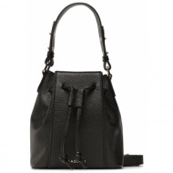 τσάντα lasocki mlk-k-011-03 black φυσικό δέρμα/grain leather