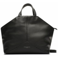 τσάντα gianni chiarini bs 9785/23ai stsr nero 001 φυσικό δέρμα - grain leather