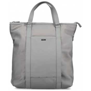 τσάντα rieker h1548-45 grey / grey 45 ύφασμα - ύφασμα σε προσφορά