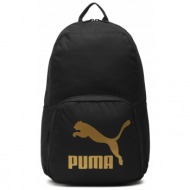 σακίδιο puma classics archive backpack 079651 01 puma black ύφασμα - ύφασμα