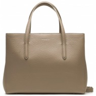 τσάντα coccinelle p8f coccinelleswap e1 p8f 18 01 01 taupe n59 φυσικό δέρμα/grain leather