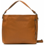 τσάντα creole k11375-d44 cuoio φυσικό δέρμα/grain leather