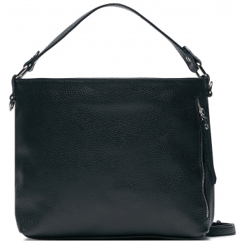 τσάντα creole k11375-d28 nero φυσικό δέρμα/grain leather σε προσφορά