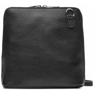 τσάντα creole k11372 nero φυσικό δέρμα/grain leather