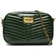 τσάντα monnari bag4530-008 green απομίμηση δέρματος/-απομίμηση δέρματος