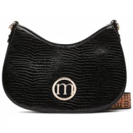 τσάντα monnari bag5510-m20 czarne croco απομίμηση δέρματος/-απομίμηση δέρματος