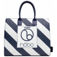 τσάντα nobo nbag-m3780-cm13 σκούρο μπλε απομίμηση δέρματος/-απομίμηση δέρματος