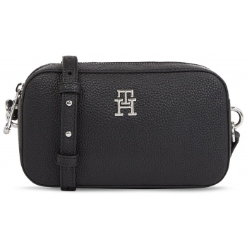 τσάντα tommy hilfiger th emblem camera bag aw0aw15179 black σε προσφορά