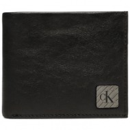 μικρό πορτοφόλι ανδρικό calvin klein jeans logo hardware bifold rfid k50k510138 bds φυσικό δέρμα/gra