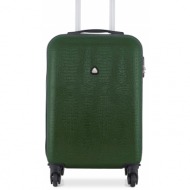 μικρή σκληρή βαλίτσα semi line t5637-2 πράσινο υλικό/-υλικό υψηλής ποιότητας