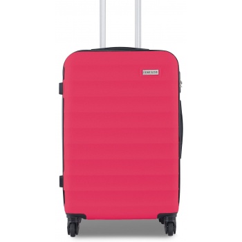 μεγάλη σκληρή βαλίτσα semi line t5633-6 ροζ υλικό - abs