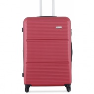 μεγάλη σκληρή βαλίτσα semi line t5639-6 μπορντό υλικό/-υλικό υψηλής ποιότητας