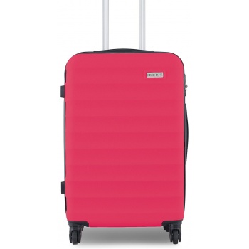μεσαία σκληρή βαλίτσα semi line t5633-4 ροζ υλικό - υλικό σε προσφορά
