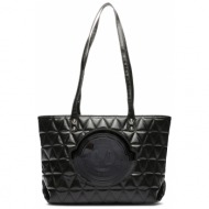 τσάντα monnari bag5560-m20 black shiny απομίμηση δέρματος/-απομίμηση δέρματος
