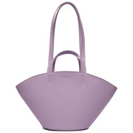 τσάντα patrizia pepe 8b0092/l095-m480 lilac bloom φυσικό δέρμα/grain leather