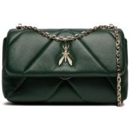 τσάντα patrizia pepe cb0084/l006-g570 tuscany green φυσικό δέρμα/grain leather