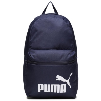 σακίδιο puma phase backpack 079943 02 puma navy ύφασμα 
