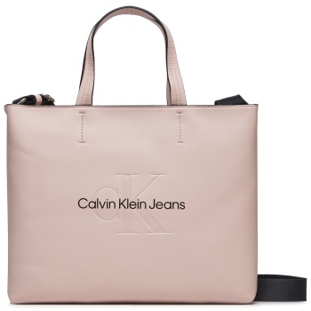 τσάντα calvin klein jeans sculpted mini slim tote26 mono σε προσφορά