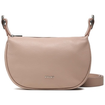 τσάντα ryłko r40612tb różowy t6 φυσικό δέρμα/grain leather