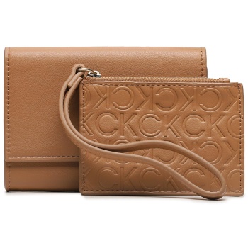 μικρό πορτοφόλι γυναικείο calvin klein re-lock bifold 